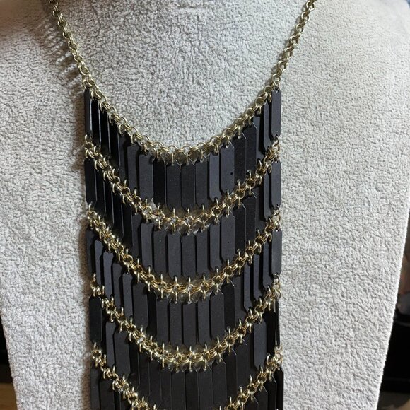 Bohemian Tribal Statement Drop Necklace18” L - Picture 4 of 5